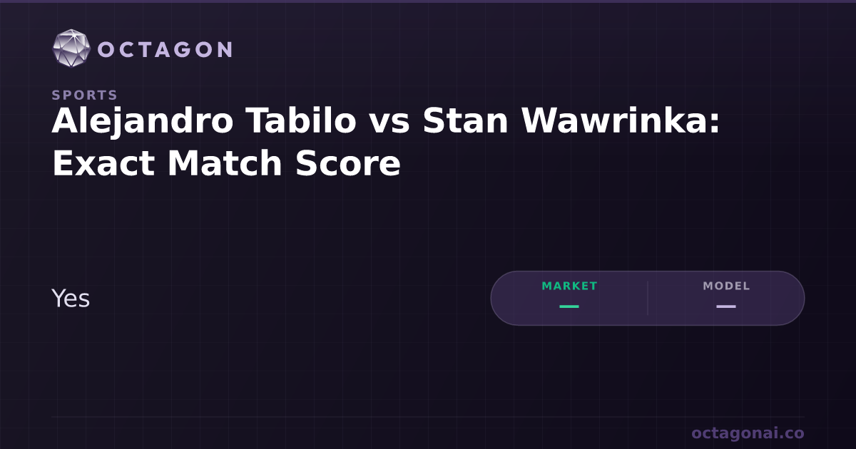 Alejandro Tabilo vs Stan Wawrinka: Exact Match Score | Octagon