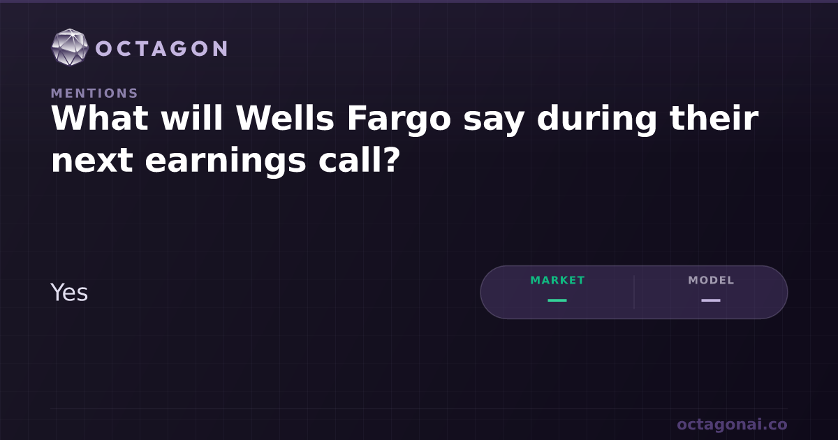 What will Wells Fargo say during their next earnings call | Octagon